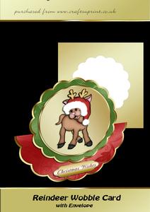 Reindeer Wobble Card Kit