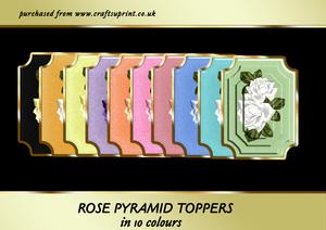 Rose Pyramid Toppers