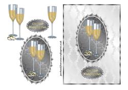 Wedding Day Champagne Glasses