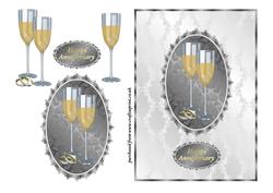 Anniversary Champagne Glasses