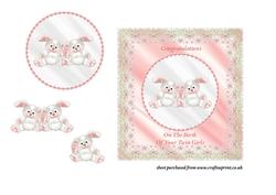 Bunnies - Twin Girls