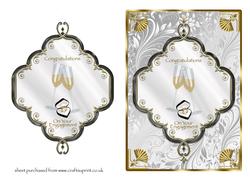 Engagement Champagne Glasses