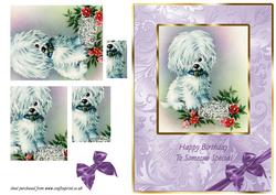Puppy Pyramid Card