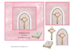 Arch & Cross Confirmation Card - Female