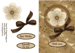 Coffee & Chocolate Flower