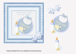 Bib & Bottle - New Baby Boy