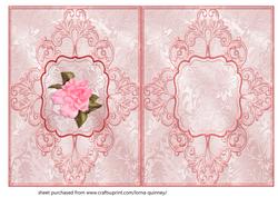 Pink Rose Insert