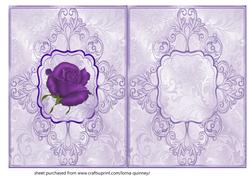 Purple Rose Insert