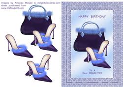 Blue Handbag & Shoes - Daughter