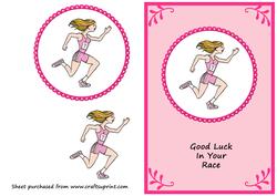 Female Runner - Good Luck