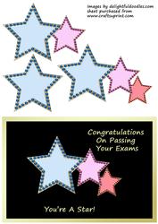 Youre a Star - Exam Congratulations