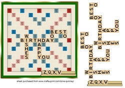 Word Game Card - Birthday Boy