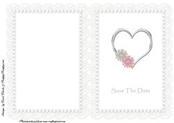 Silver Heart Save the Date