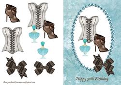30th Birthday Corset & Boots
