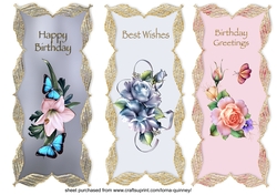 Floral DL Card Toppers 4