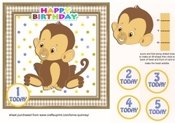 Monkey Wobbler Card
