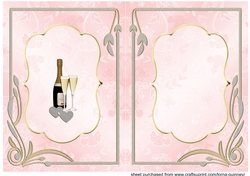 Champagne and Hearts 35TH Anniversary Insert