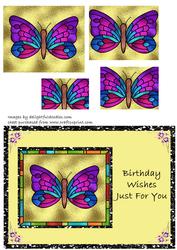 Stained Glass Butterfly