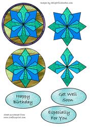 Stained Glass Mandala 2