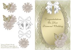 Diamond Wedding Gold Oval