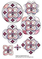 Stained Glass Mandala 4