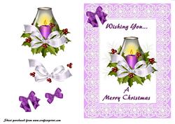 Christmas Lantern - Purple