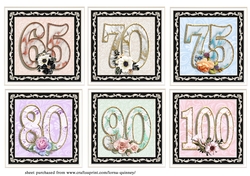 Floral Age Toppers 2