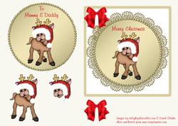 Santa Hat Reindeer