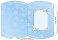 Pale Blue Snowflake Pillow Box