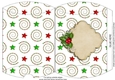 Red & Green Swirls Pillow Box