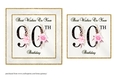 Floral Number 90 Birthday Card Front