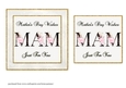 Floral MAM Mothers Day Card Front