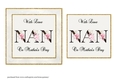 Floral NAN Mothers Day Card Front