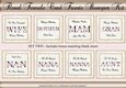 Floral Female Card Fronts Bumper Kit Set 2