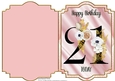 21st Birthday Shaped Card