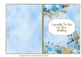 Blue & Gold Roses Quick Birthday Card