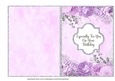 Lilac & Silver Roses Quick Birthday Card