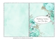 Mint & Silver Roses Quick Birthday Card
