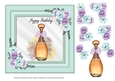 Perfume & Roses Birthday Card