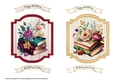 Floral Books Toppers 2