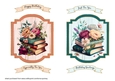 Floral Books Toppers 3