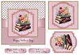 Floral Books Mothers Day Card 1