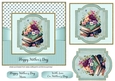 Floral Books Mothers Day Card 2