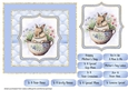 Bunny In Teacup Mothers Day Card 3