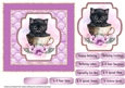 Kitten In Teacup Birthday Card 1