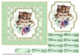 Kitten In Teacup Birthday Card 2