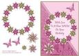 Pink & Gold Flowers - Mum Birthday