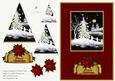 Black & White Christmas Tree - Triangle Pyramid