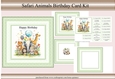 Safari Animals Birthday Card Kit
