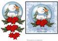 Snowman Snowglobe Card
